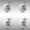 Service Caster 8 Inch Stainless Steel Nylon Caster Set with Roll Bearings and Brake/Swivel Lock SCC-SS30S820-NYR-TLB-BSL-4 - alternate 1